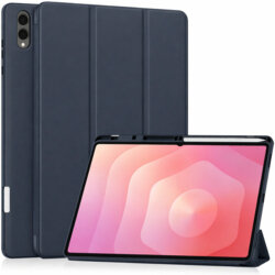 Husa Samsung Galaxy Tab S12 Ultra Techsuit Flex Trifold Pen, bleumarin