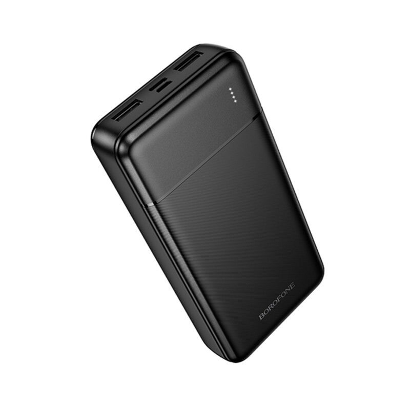 Power Bank 20000mAh, 2x USB-A, USB-C & Micro-USB, Borofone Clever, BJ88A