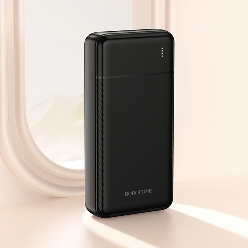 Power Bank 20000mAh, 2x USB-A, USB-C & Micro-USB, Borofone Clever, BJ88A