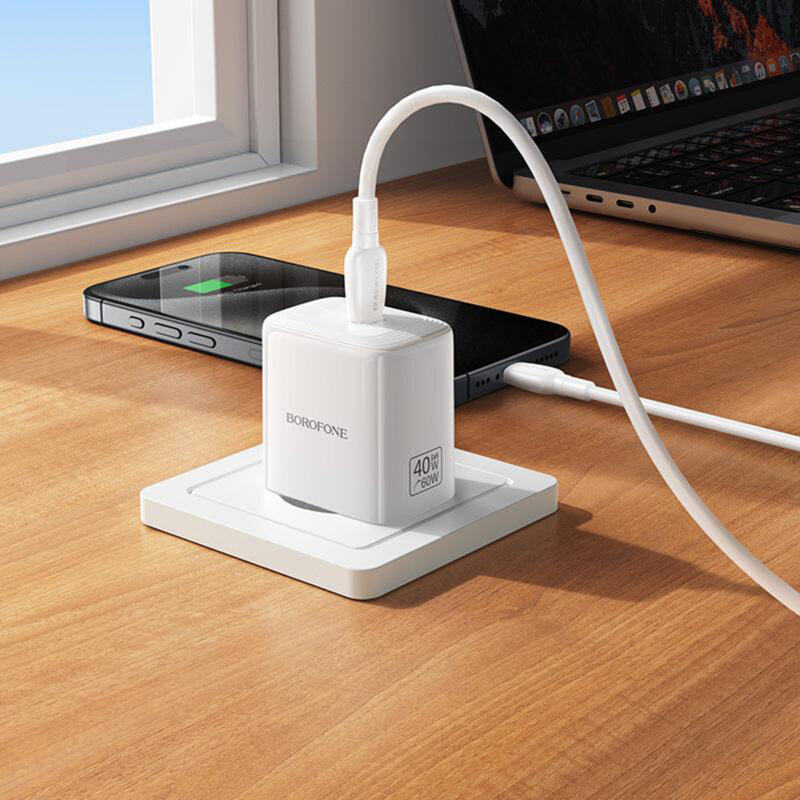 Incarcator retea USB-C, PD 40W GaN, Borofone Fuente, BN33