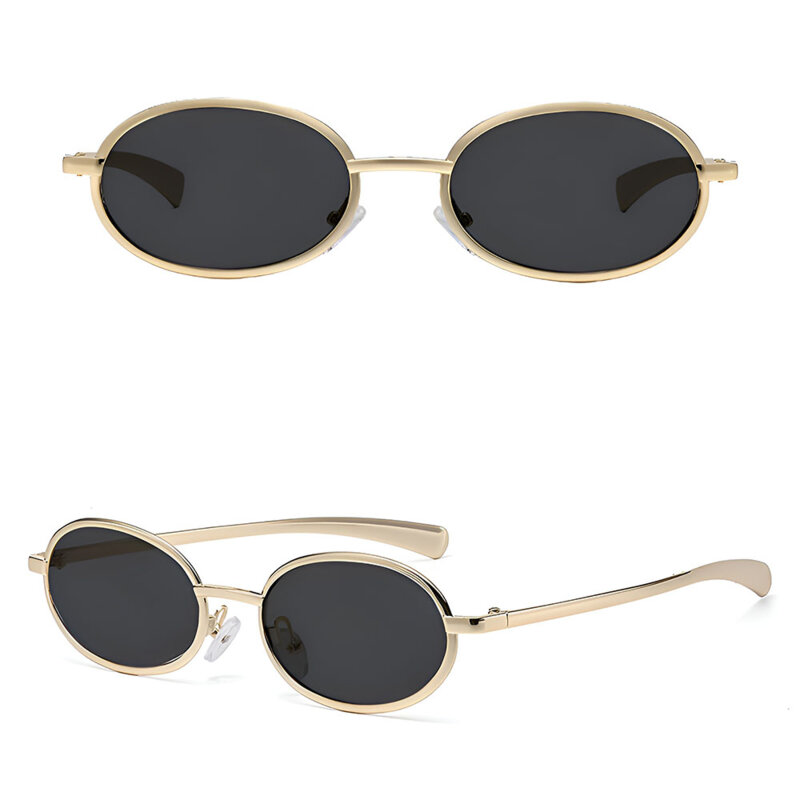 Ochelari de dama rama 90s Techsuit 3220, auriu / negru