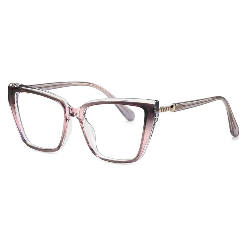 Ochelari oversized de dama cu filtru PC Techsuit, roz, LS250