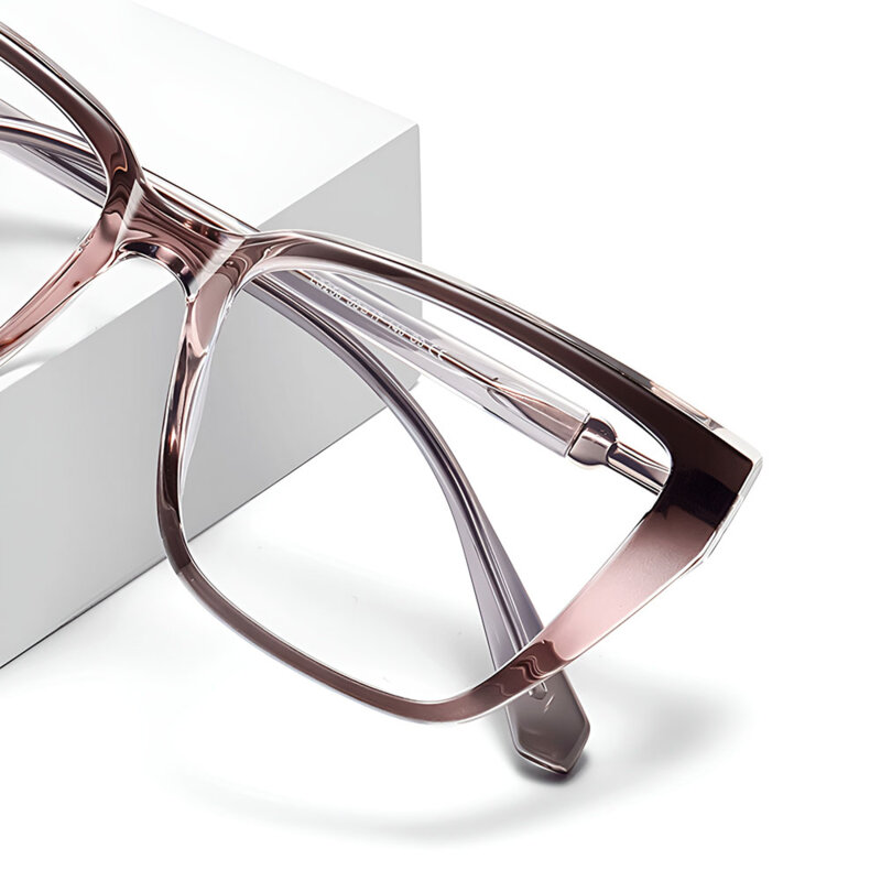 Ochelari oversized de dama cu filtru PC Techsuit, roz, LS250
