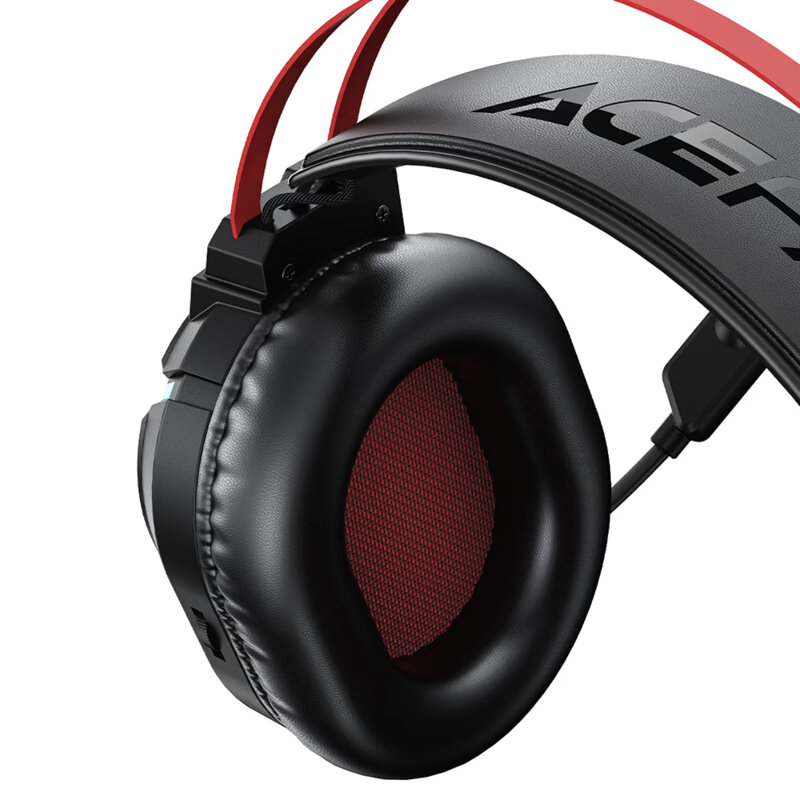 Casti gaming cu fir, RGB si microfon flexibil Acefast H16, 2m