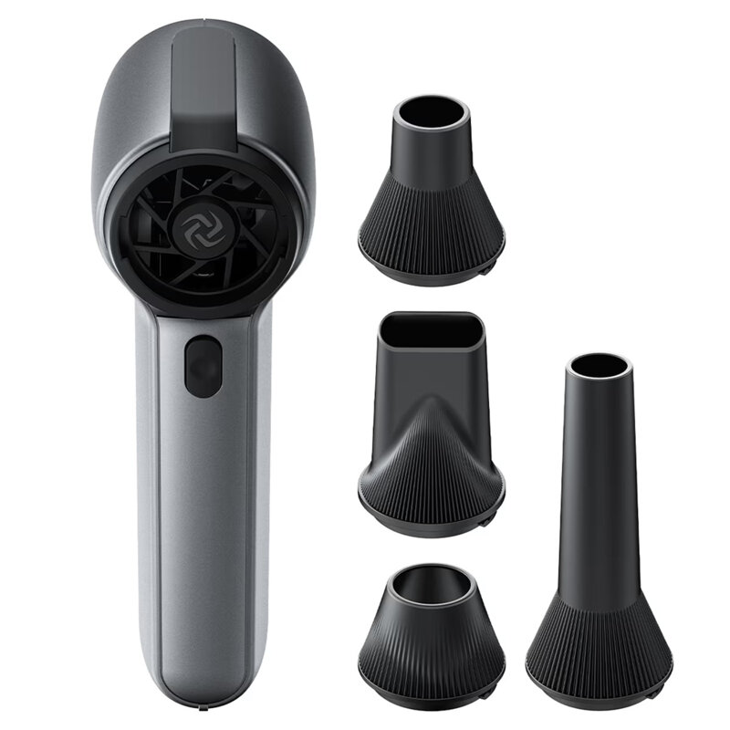 Mini ventilator high-speed cu 4 duze, 2500mAh, LED Acefast YF3