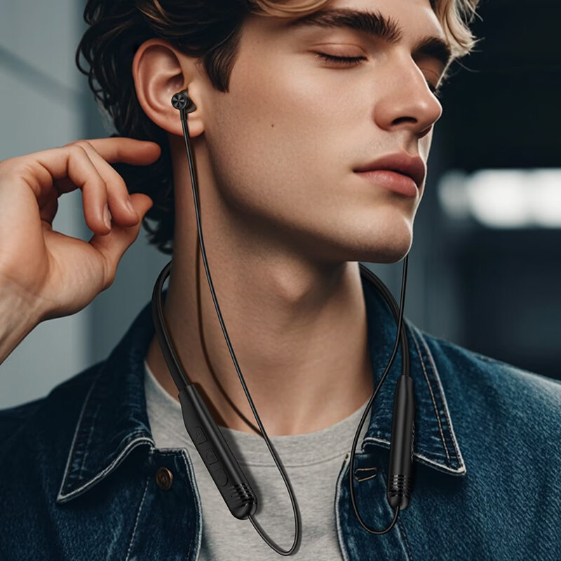 Casti sport magnetice cu bass mode, ENC Acefast N9, 200mAh