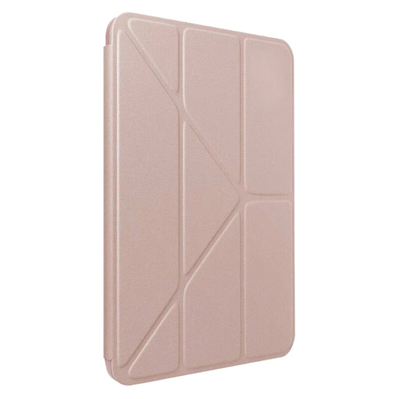 Husa 360 iPad 11 (2025) cu bumper UNIQ Moven, roz pudra