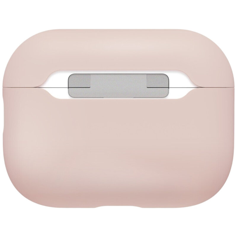 Husa AirPods Pro 3 UNIQ Lino Hybrid, roz pudra