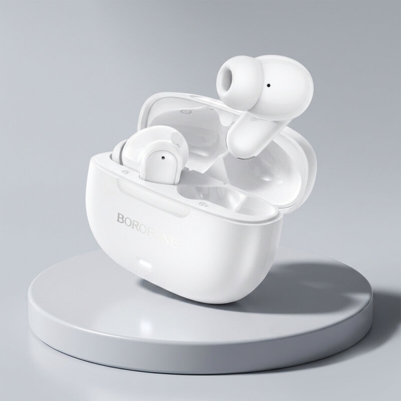 Casti wireless Bluetooth V6.0, ANC + ENC, Borofone Mellow, BW96