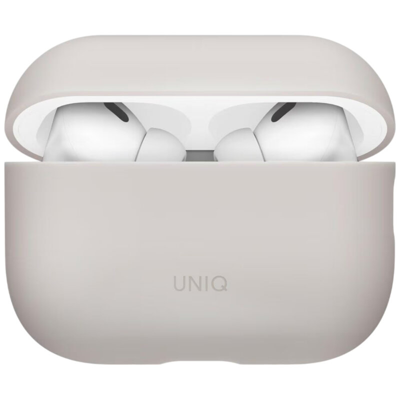 Husa AirPods Pro 3 UNIQ Lino Hybrid, bej