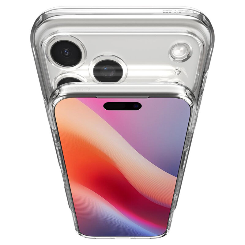 Husa iPhone 17 Pro Spigen Ultra Hybrid, transparenta