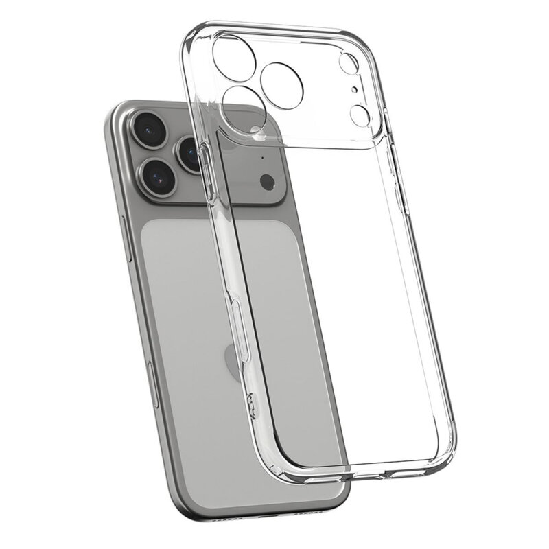 Husa iPhone 17 Pro Spigen Ultra Hybrid, transparenta