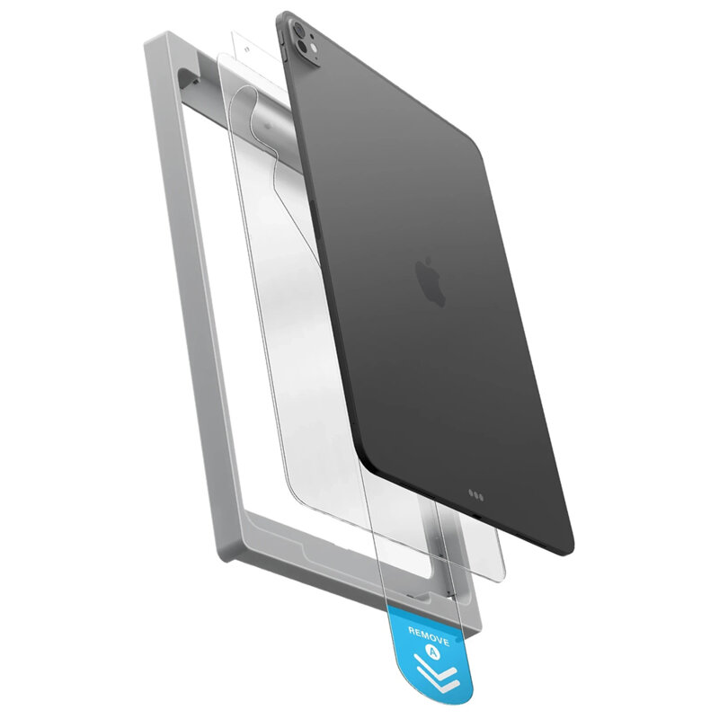 Folie iPad 11 (2025) UNIQ Optix Exofit, transparenta