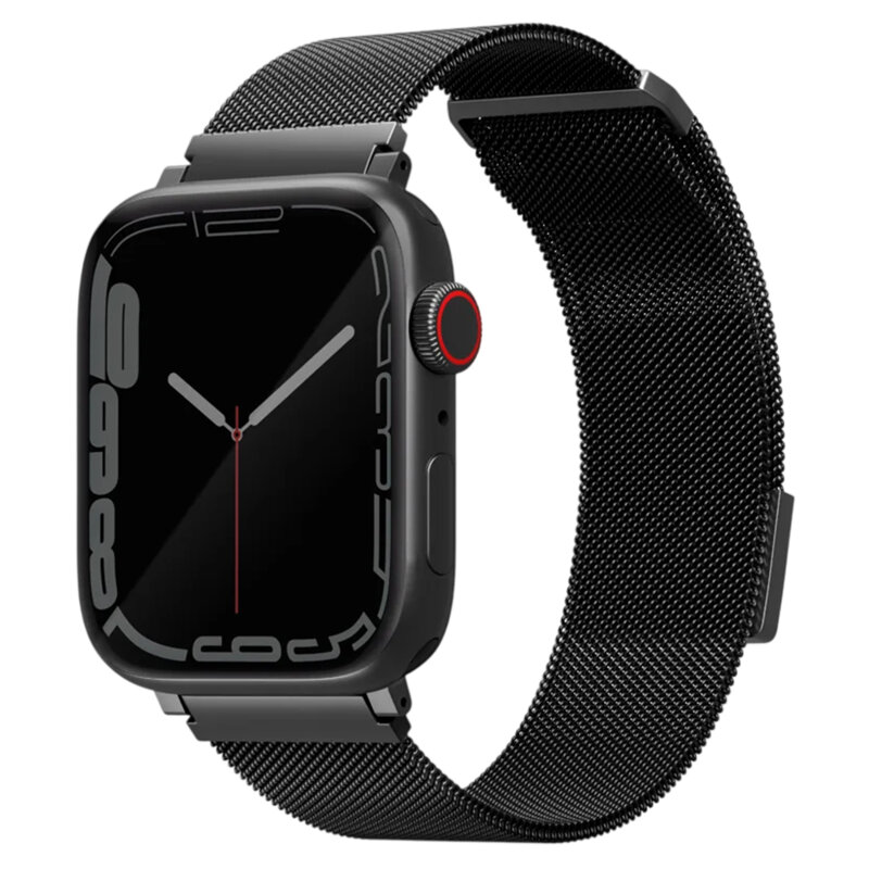 Curea Apple Watch SE 40mm din otel inoxidabil UNIQ Dante, gri
