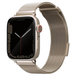Curea Apple Watch 6 40mm din otel inoxidabil UNIQ Dante, auriu