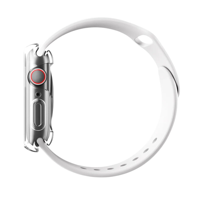 Carcasa Apple Watch 11 42mm cu protectie ecran UNIQ Garde, clear