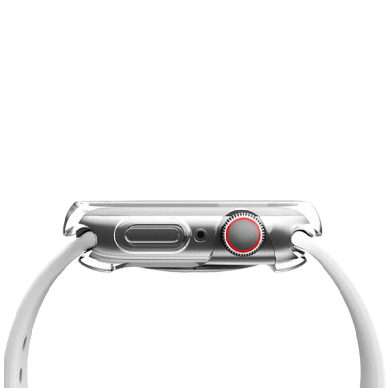 Carcasa Apple Watch 11 42mm cu protectie ecran UNIQ Garde, clear