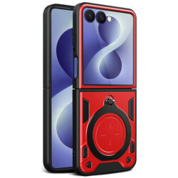 Husa Samsung Galaxy Z Flip8 Techsuit CamGuard Pro, rosu