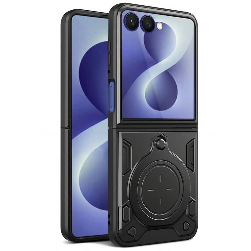 Husa Samsung Galaxy Z Flip8 Techsuit CamGuard Pro, negru
