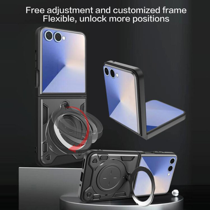 Husa Samsung Galaxy Z Flip8 Techsuit CamGuard Pro, negru