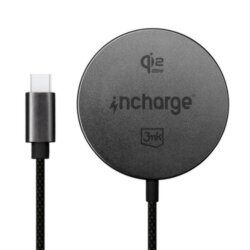 Incarcator wireless 25W, Qi2.2, 3mk incharge® Align, negru