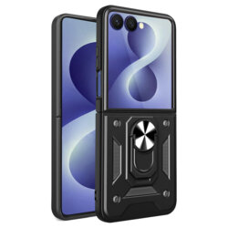 Husa Samsung Galaxy Z Flip8 protectie camera Techsuit CamShield Series, negru