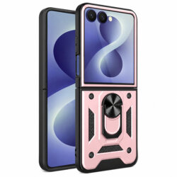 Husa Samsung Galaxy Z Flip8 protectie camera Techsuit CamShield Series, roz