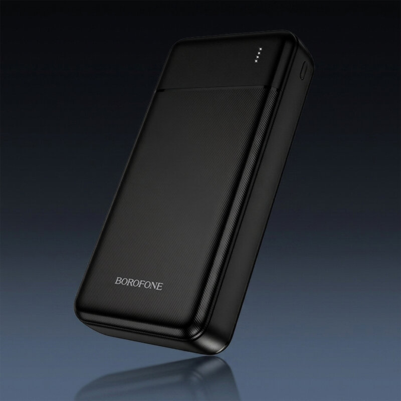 Power Bank 20000mAh, 2x USB-A, USB-C & Micro-USB, Borofone Clever, BJ88A
