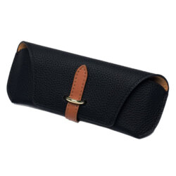Etui pentru ochelari de vedere din piele Techsuit ETL3, negru