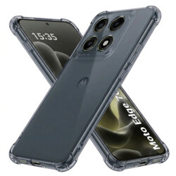 Husa Motorola Edge 70 Pro Techsuit Shockproof Clear Silicone, fumuriu