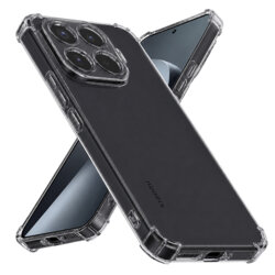 Husa Xiaomi 17T Pro Techsuit Shockproof Clear Silicone, transparenta