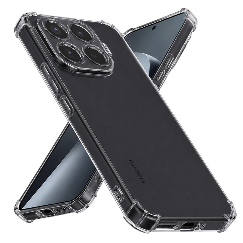 Husa Xiaomi 17T Pro Techsuit Shockproof Clear Silicone, transparenta