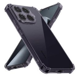 Husa Xiaomi 17T Pro Techsuit Shockproof Clear Silicone, fumuriu