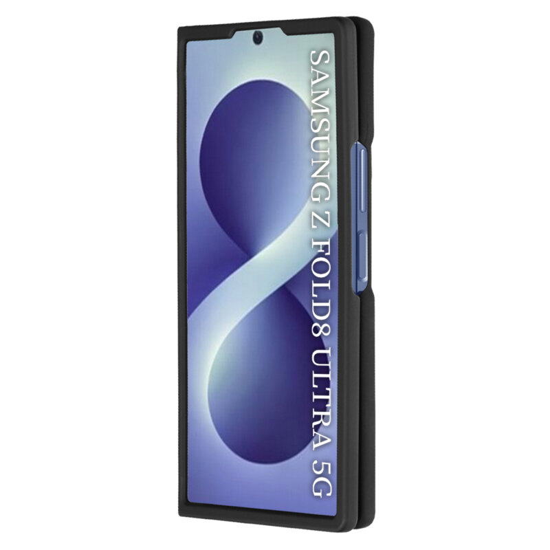 Husa Samsung Galaxy Z Fold8 Ultra Techsuit Glinth cu inel suport stand magnetic, negru