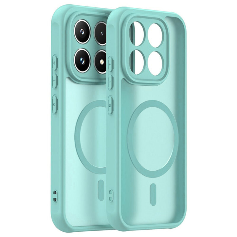 Husa Xiaomi 17 Techsuit HaloFrost II MagSafe, verde menta