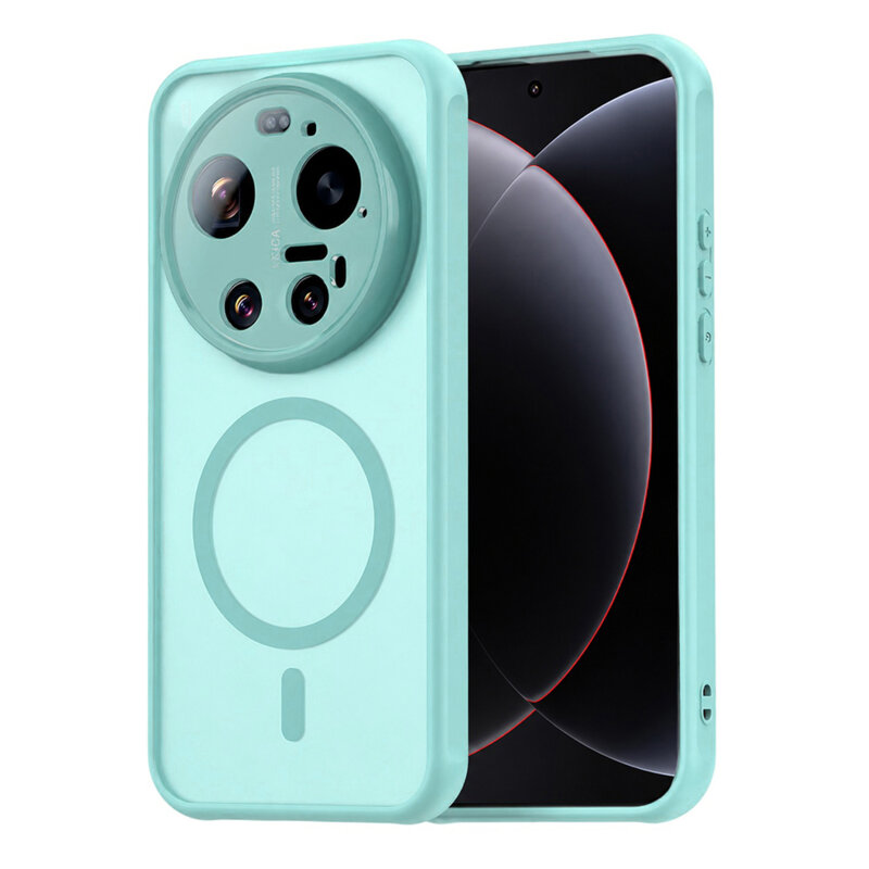 Husa Xiaomi 17 Ultra Techsuit HaloFrost II MagSafe, verde menta