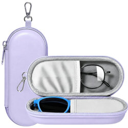 Etui pentru ochelari de vedere din piele Techsuit ETJ3, lavanda