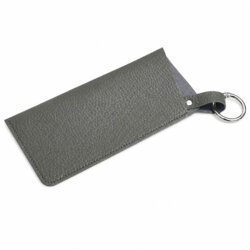 Etui pentru ochelari de vedere din piele Techsuit ETN6, cenusiu
