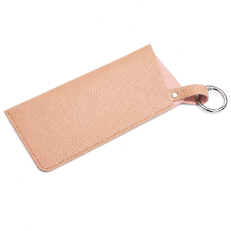 Etui pentru ochelari de vedere din piele Techsuit ETN6, roz