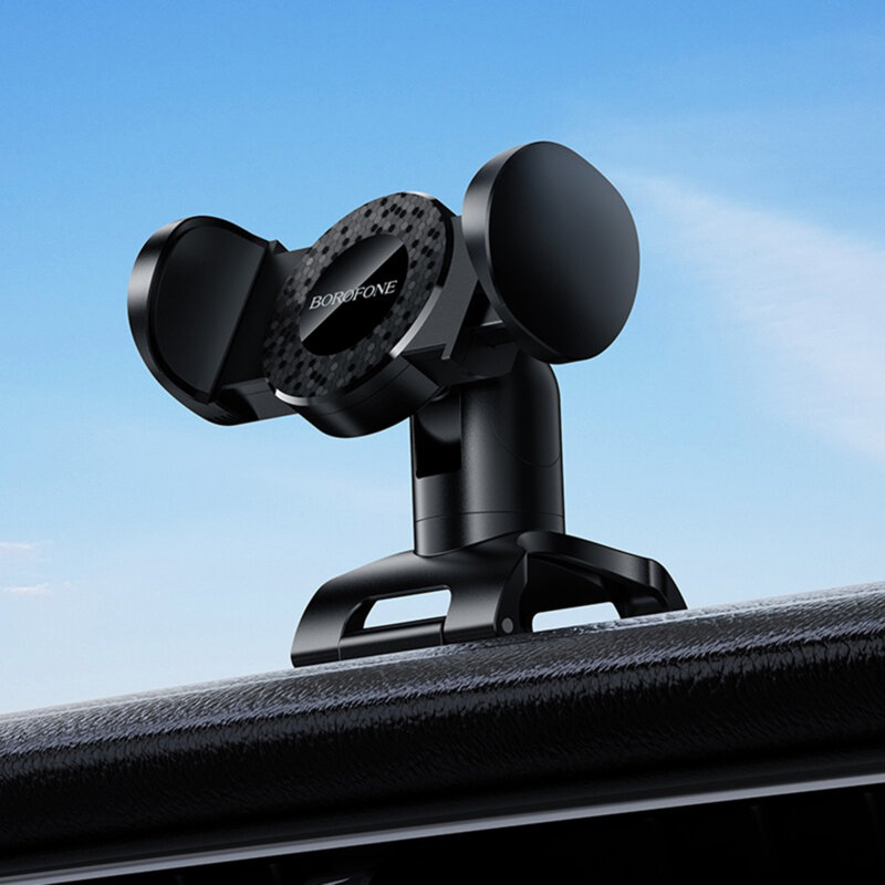 Suport auto telefon, bord, rotire 360°, Borofone, BH142