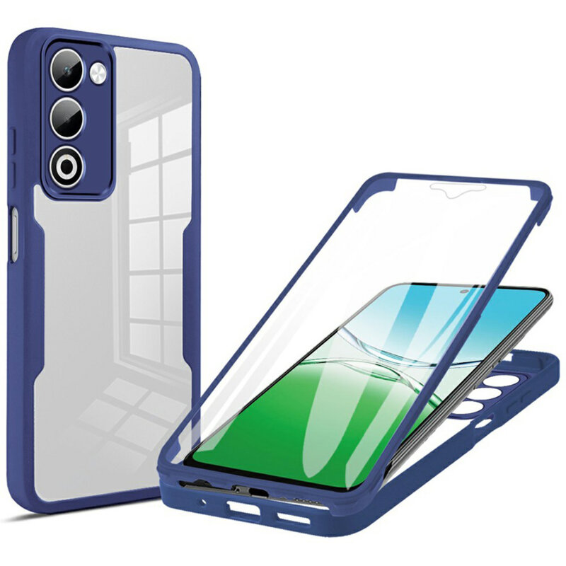 Husa 360° Oppo A5m 4G Techsuit ColorVerse, albastru