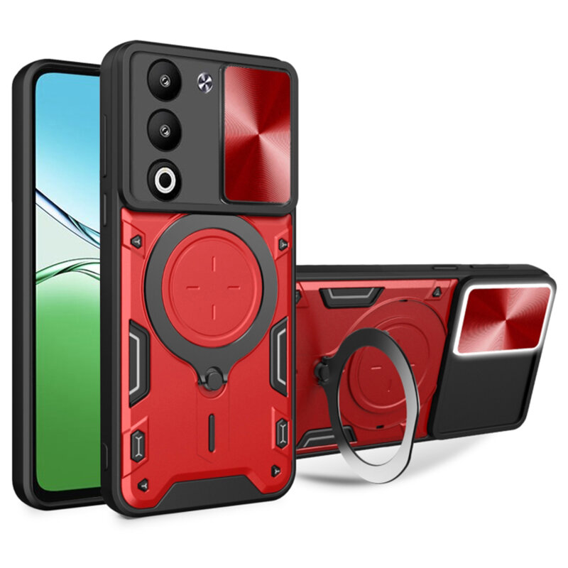 Husa Oppo A5m 4G Techsuit CamGuard Pro, rosu