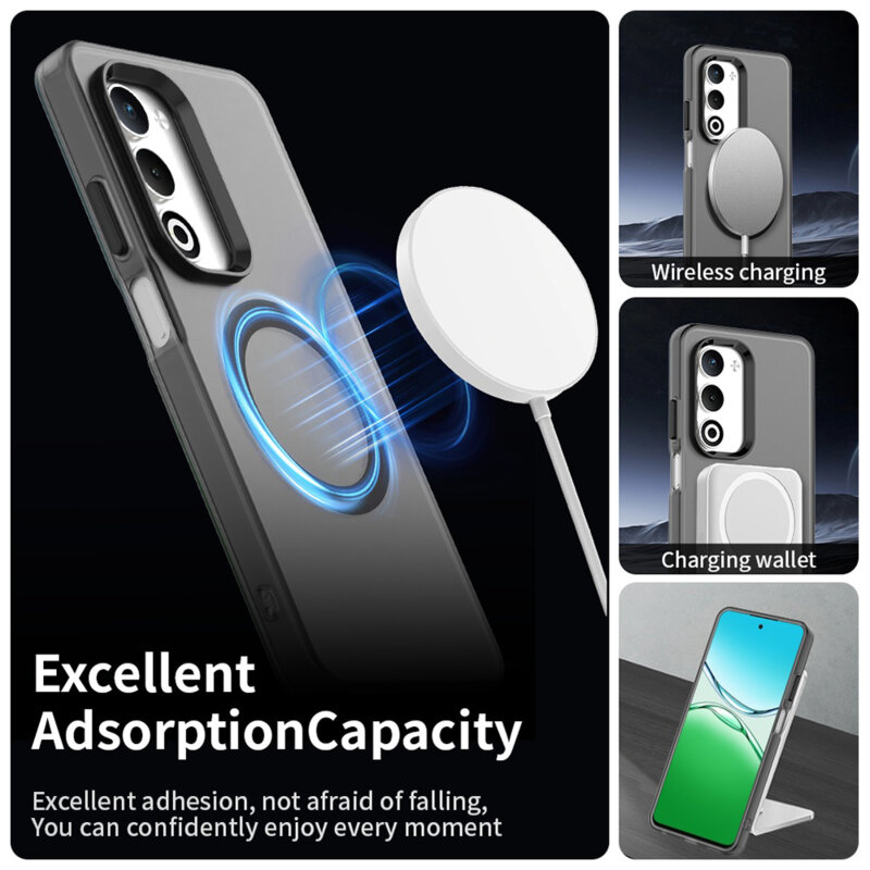 Husa Oppo A5m 4G Techsuit CandyCase MagSafe, negru