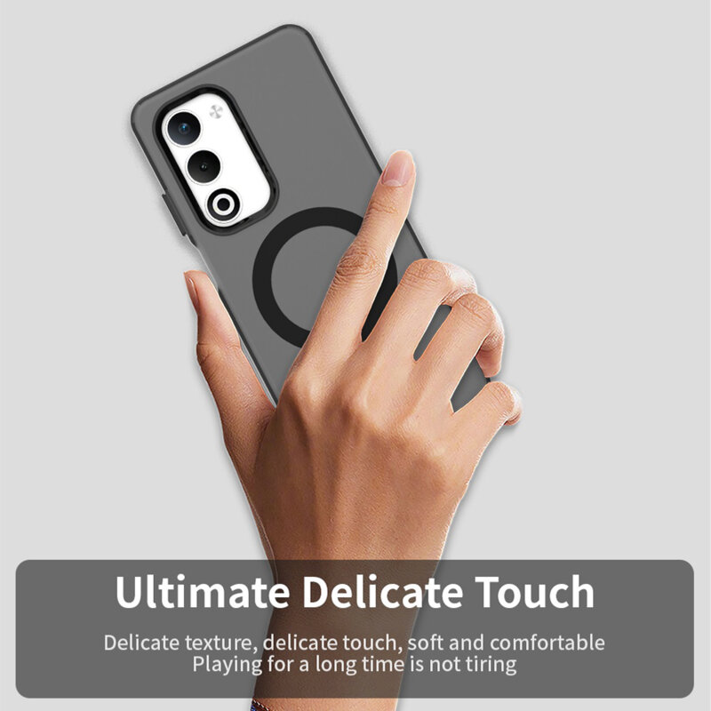 Husa Oppo A5m 4G Techsuit CandyCase MagSafe, negru