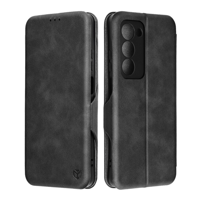 Husa 360° Oppo A5m 4G Techsuit Safe Wallet Plus, negru