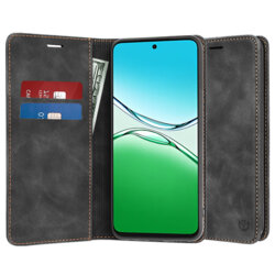 Husa piele Oppo A5m 4G Techsuit Confy Cover, negru