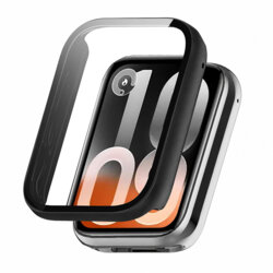 [Pachet 360°] Husa + folie Xiaomi Smart Band 10 Pro Techsuit Defense, negru mat
