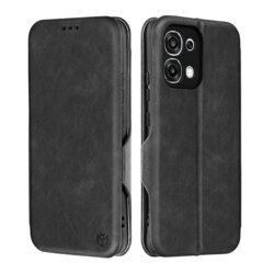 Husa 360° Oppo A6 Pro 5G Techsuit Safe Wallet Plus, negru