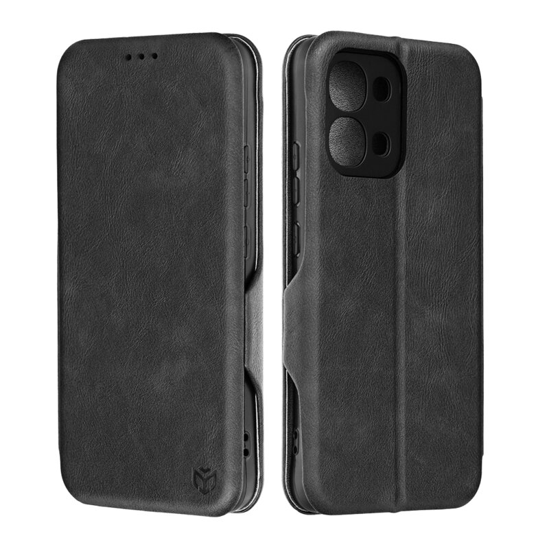 Husa 360° Oppo A6 Pro 5G Techsuit Safe Wallet Plus, negru