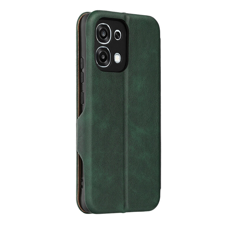 Husa 360° Oppo A6 Pro 5G Techsuit Safe Wallet Plus, verde